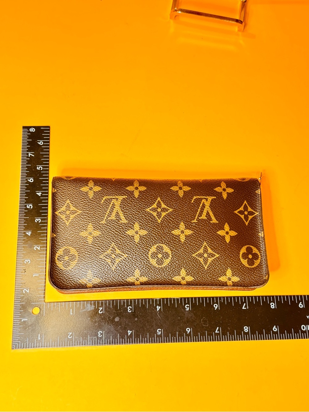 Louis Vuitton Monogram Canvas Brown Zip Wallet - Picture 13 of 15